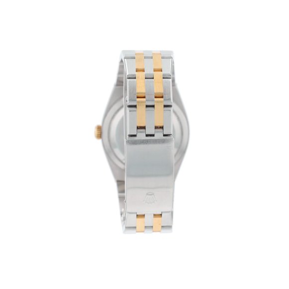 Rolex Datejust 17013 36mm Champagne Index Dial Fluted Bezel Integrated Band - Picture 5 of 10